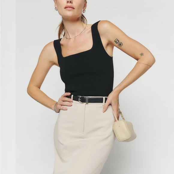 Reformation Julia Ribbed Tank - Picture 5 of 5